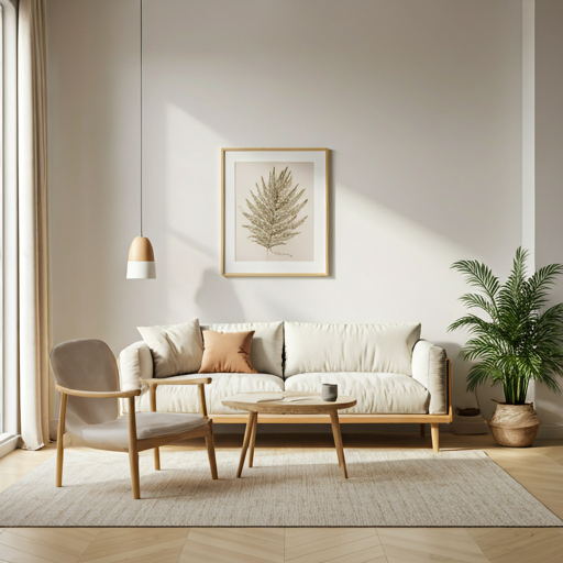 Restored living room