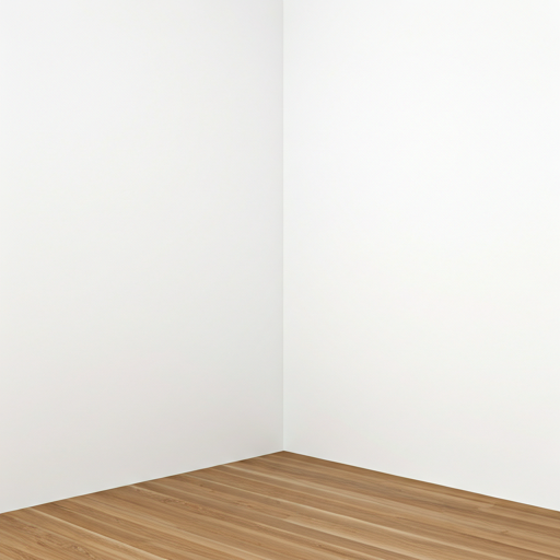 Clean pristine white wall corner restored