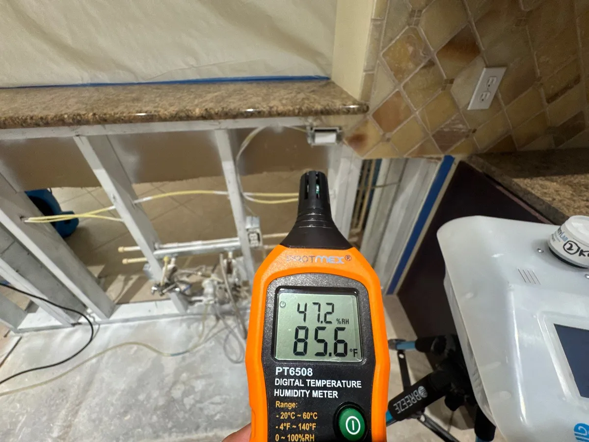 Mold remediation project by Paramount Property Restoration in Fort Myers, Florida