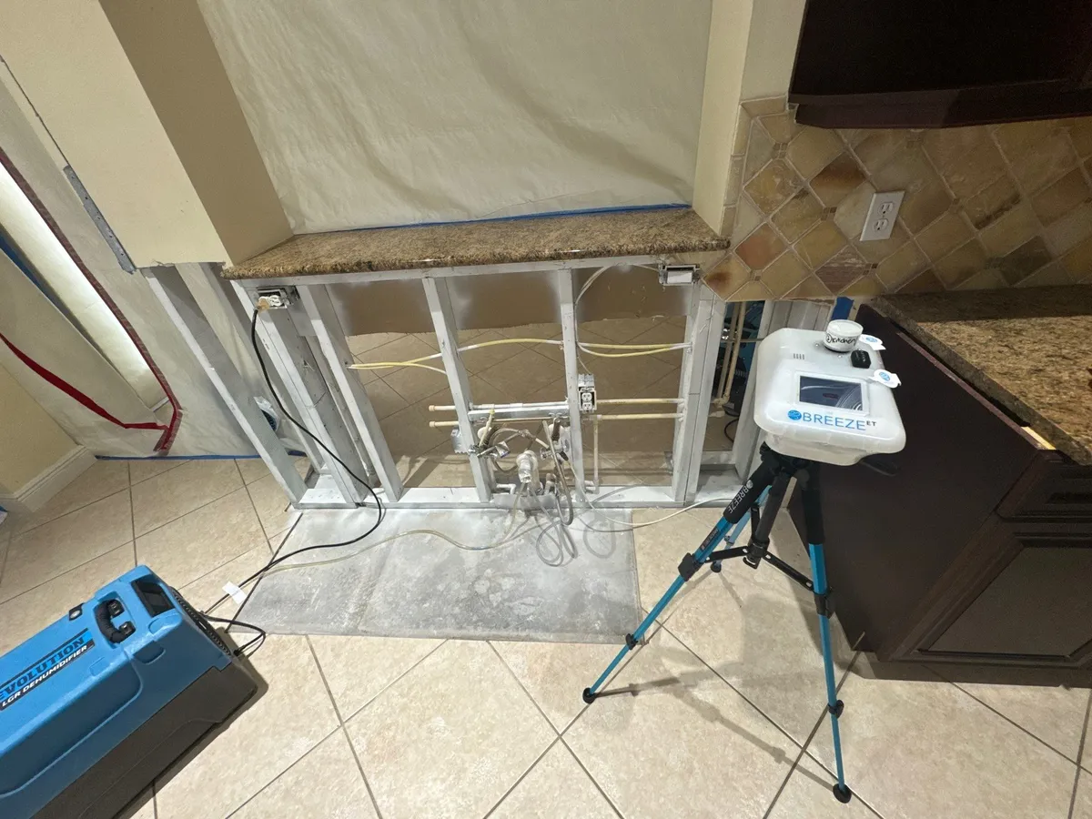 Mold remediation project by Paramount Property Restoration in Fort Myers, Florida