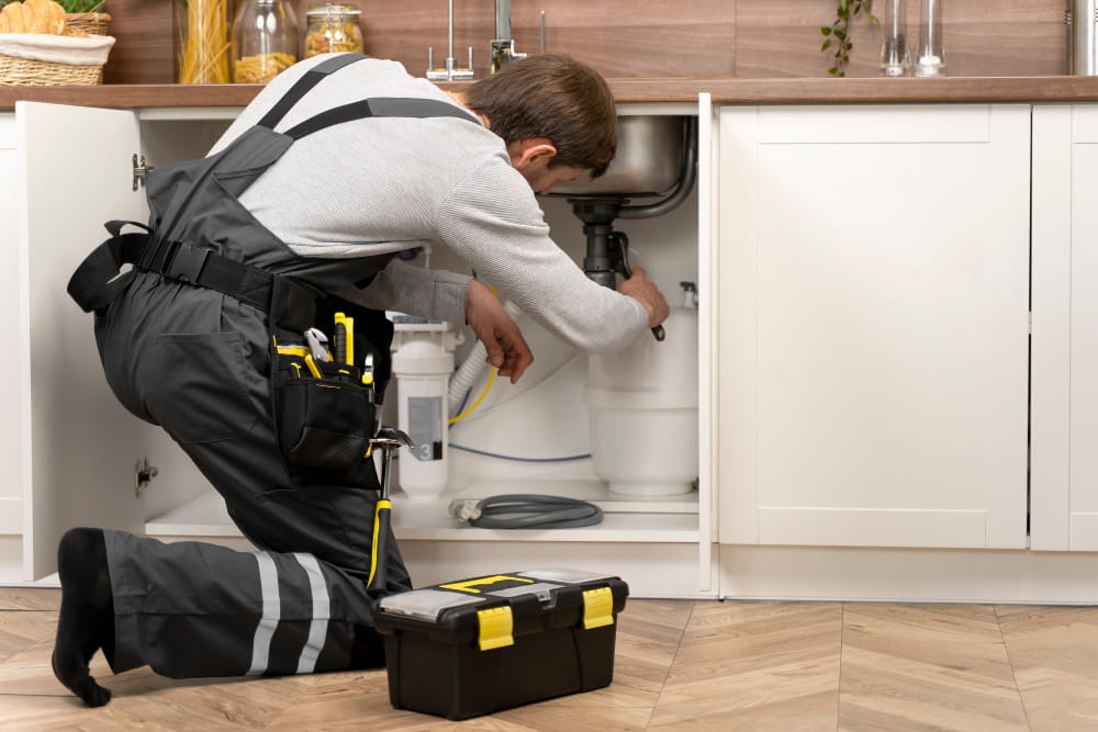 Professional air movers and dehumidifiers drying interiors