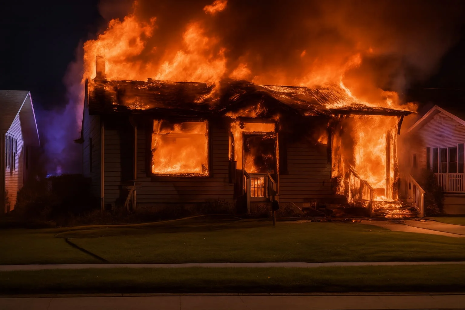 Professional fire damage repair restoration services in Florida - smoke and soot cleanup experts