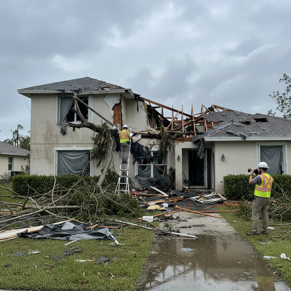 Professional hurricane damage restoration services in Florida - hurricane and storm recovery